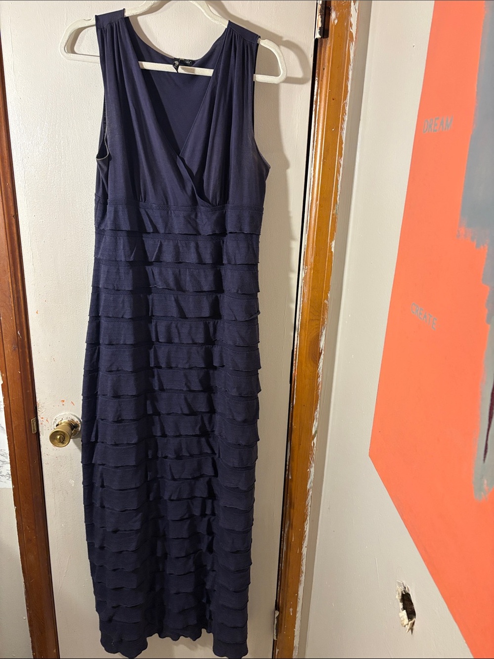 Milano Sleeveless Ruffle Maxi Dress -